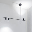 Minimalist black chandelier pendant lights for dining room