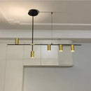 Minimalist black chandelier pendant lights for dining room