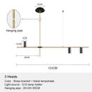 Minimalist black chandelier pendant lights for dining room