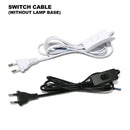 Minimalist black decorative lamp cord with dimmer switch bedroom light