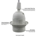 Minimalist black decorative lamp cord with dimmer switch bedroom light