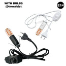 Minimalist black decorative lamp cord with dimmer switch bedroom light
