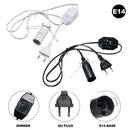 Minimalist black decorative lamp cord with dimmer switch bedroom light