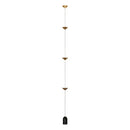 Minimalist black decorbites cone design floor lamp living room light