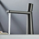 Minimalist black & gold brass bathroom faucet mixer tap