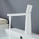 Minimalist black & gold brass bathroom faucet mixer tap