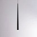 Minimalist black & gold cone tube pendant lights for kitchen dining room