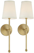 Minimalist black & gold led wall lamp for bedroom