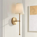 Minimalist black & gold led wall lamp for bedroom