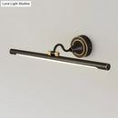 Minimalist black & gold led wall sconce bedroom 110v-120v light