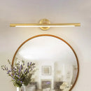 Minimalist black & gold led wall sconce bedroom 110v-120v light