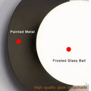 Minimalist black & gold led wall sconce bedroom glass globe light