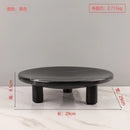 Minimalist black imitation marble fruit tray dining room decor