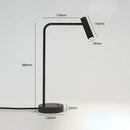 Minimalist black led dimmable floor lamp for living room