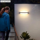 Minimalist black led wall sconce capsule yard fixture 220v-240v