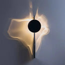 Minimalist black led wall sconce living room ambient light