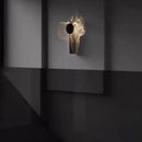 Minimalist black led wall sconce living room ambient light
