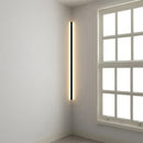 Minimalist black linear led wall lamp for bedroom living room