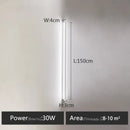 Minimalist black linear led wall lamp for bedroom warm glow
