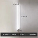 Minimalist black linear led wall lamp for bedroom warm glow