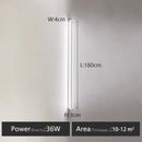 Minimalist black linear led wall lamp for bedroom warm glow