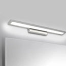 Minimalist black & silver led bathroom vanity lamp