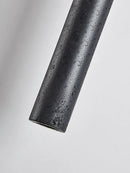 Minimalist black stone tube led pendant light for bedroom lighting