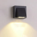 Minimalist black triangle aluminum flush wall lamp corridor light
