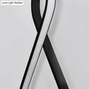 Minimalist black & white acrylic led wall lamp bedroom sconce