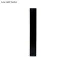 Minimalist black & white aluminum shade direct wired sconce bedroom