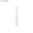 Minimalist black & white aluminum shade direct wired sconce bedroom
