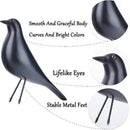 Minimalist black & white bird peace dove resin craft living room decor