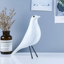 Minimalist black & white bird peace dove resin craft living room decor