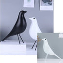 Minimalist black & white bird peace dove resin craft living room decor