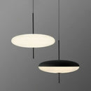 Minimalist black & white designer pendant light for dining room