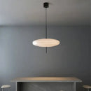 Minimalist black & white designer pendant light for dining room