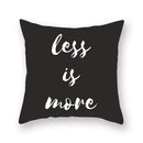 Minimalist black & white geometric cushion cover living room decor
