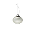 Minimalist black & white glass chandelier bedroom lantern light
