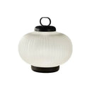 Minimalist black & white glass chandelier bedroom lantern light