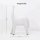 Minimalist black & white horse abstract ornaments living room decor