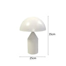 Minimalist black & white iron mushroom table lamp bedroom lighting