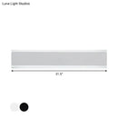 DecorBites™ Minimalist LED Wall Sconce Light in Black/White - Perfect for Bedchamber