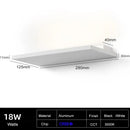 Minimalist black & white led wall light for bedroom and living room