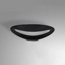 Minimalist black & white oval led wall sconce – bedroom wall light