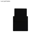 Minimalist black & white square wall lamp bedroom smd light source