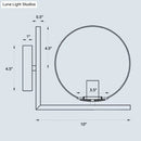 Minimalist brass angle arm opaline glass wall sconce bedroom light