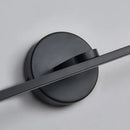 Minimalist brass elliptical wall light for bathroom sconce fixture