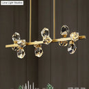 DecorBites™ Minimalist Brass LED Gemstone Hanging Light for Dining Room - Crystal Island Lighting