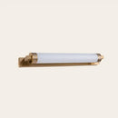 Minimalist bronze greek key wall light sconce for bathroom vanity