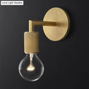 DecorBites™ Minimalist Bronze Wall Sconce with Glass Shade Options